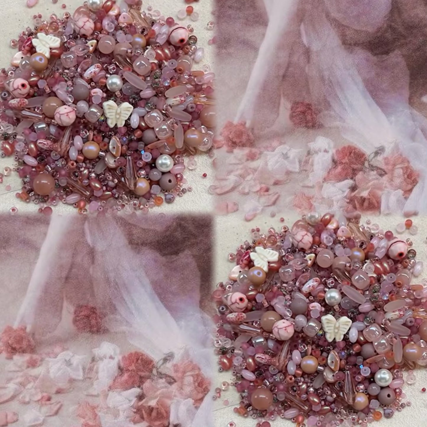 Ari DIY Limited- Dusty Rose /(Top Level Seed Beads Color Combination- pack with box)-C53