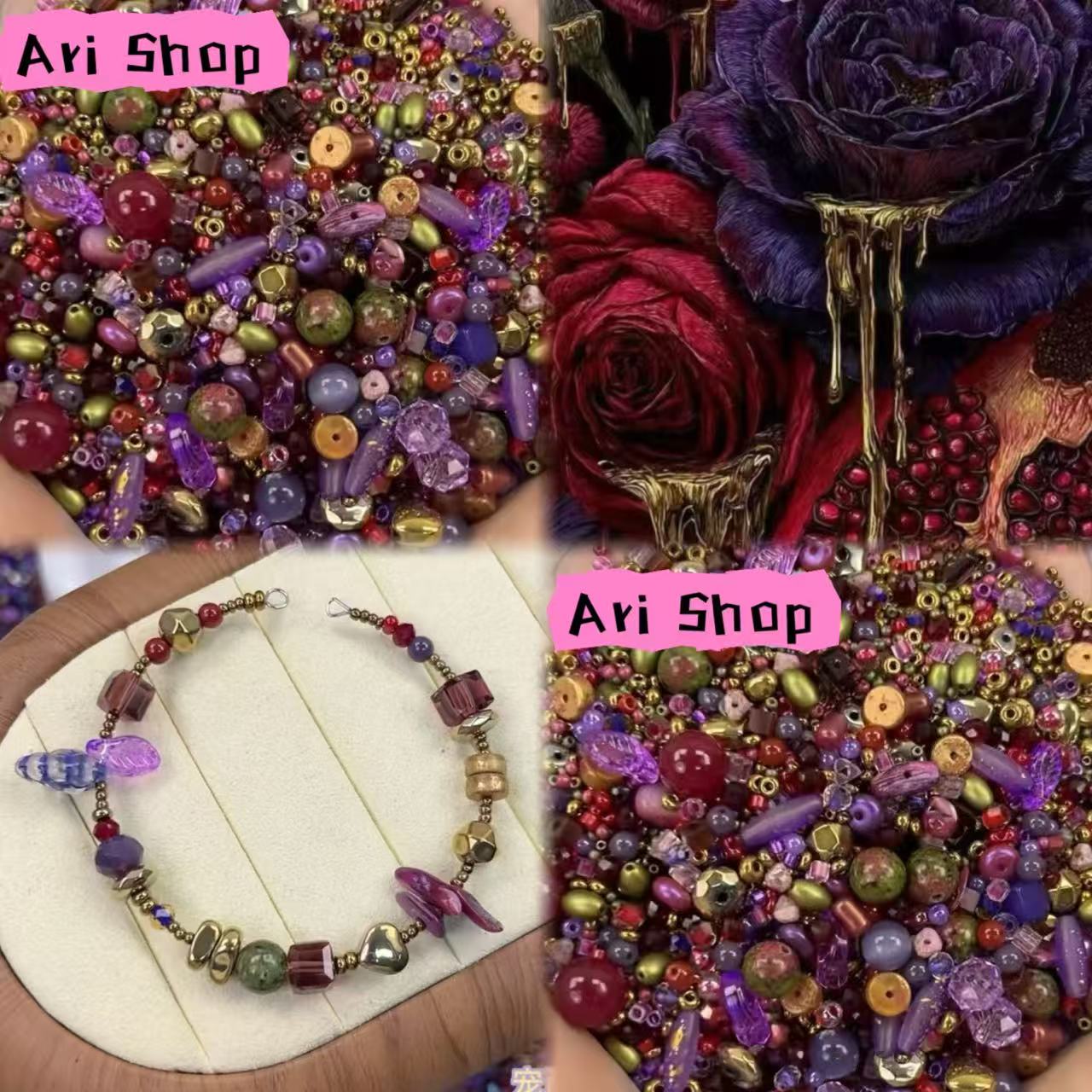 Ari DIY Limited- Gilded Dreams of Yore /Top Level Seed Beads Color Combination- C50