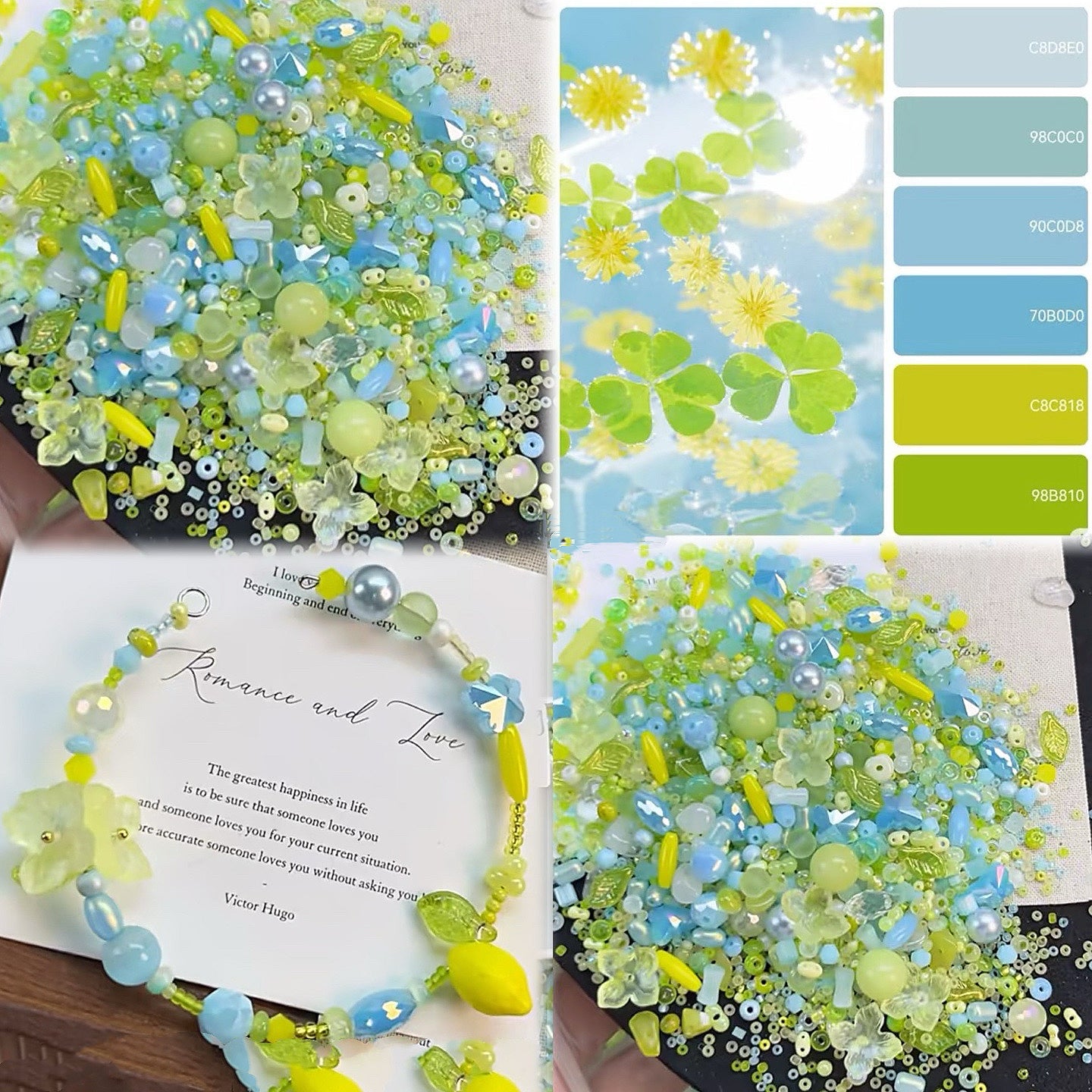 Ari DIY Limited-Bloomsphere /Top Level Seed Beads Color Combination- C6(Last 2oz)