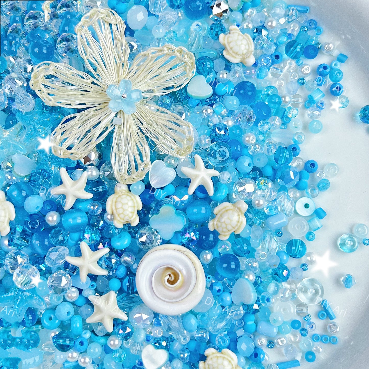 AriDIY Oceanic Treasure(Top Level Seed Beads Color Combination- pack with box)