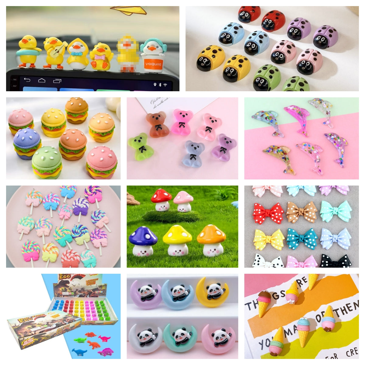 🔥20%OFF🔥CLEARENCE Mix animal figures(no hole)- 004 Rainbow Game