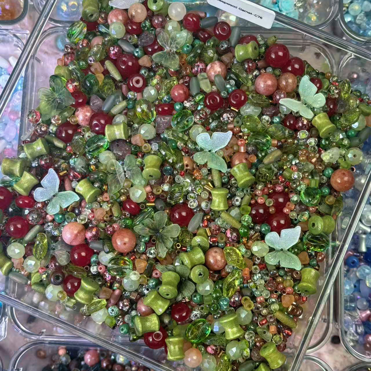 Ari DIY Limited- Deepwood Garnet/ Top Level Seed Beads Color Combination-C76