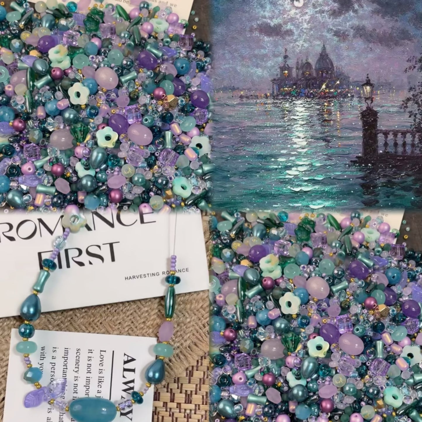 Ari DIY Limited-Moonlight Serenade /Top Level Seed Beads Color Combination- C54
