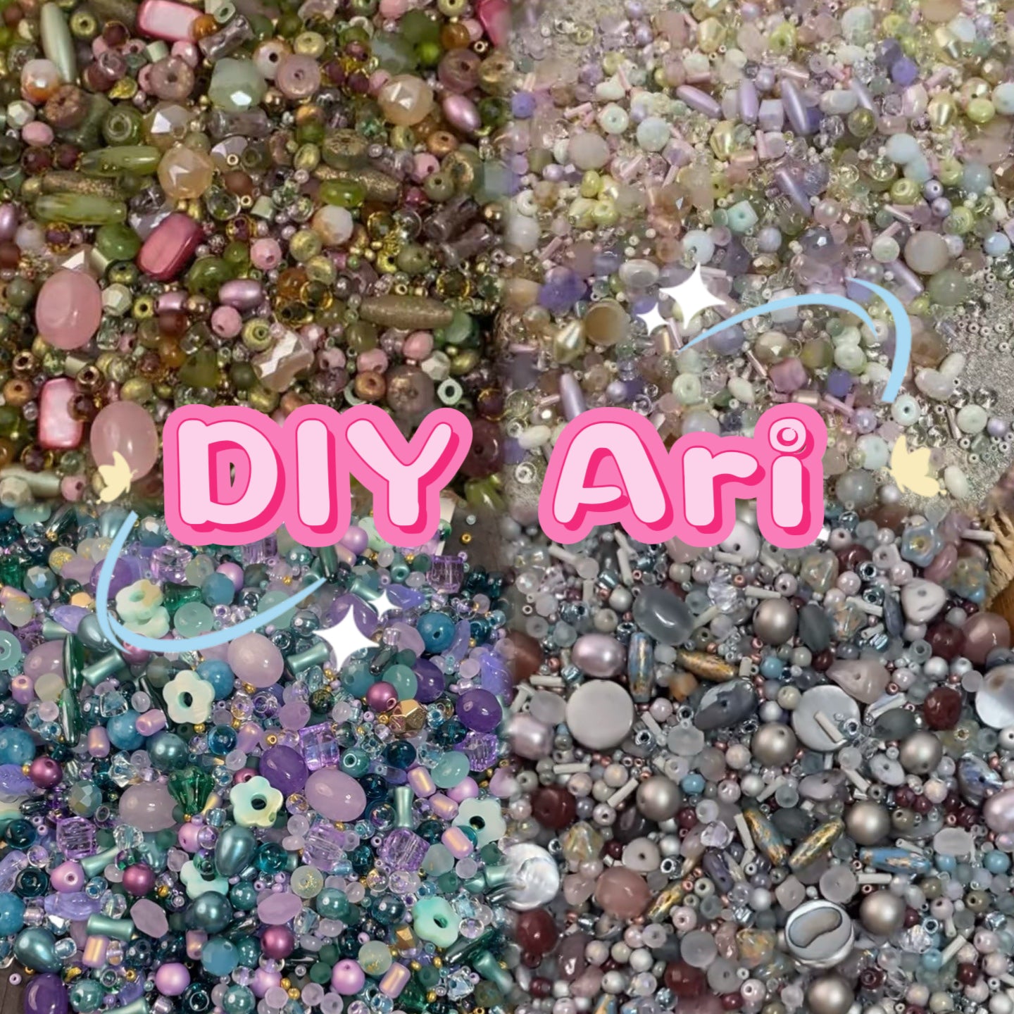 Ari Live Bead Mix🔥Color Combination (2mm to 10mm beads mix)