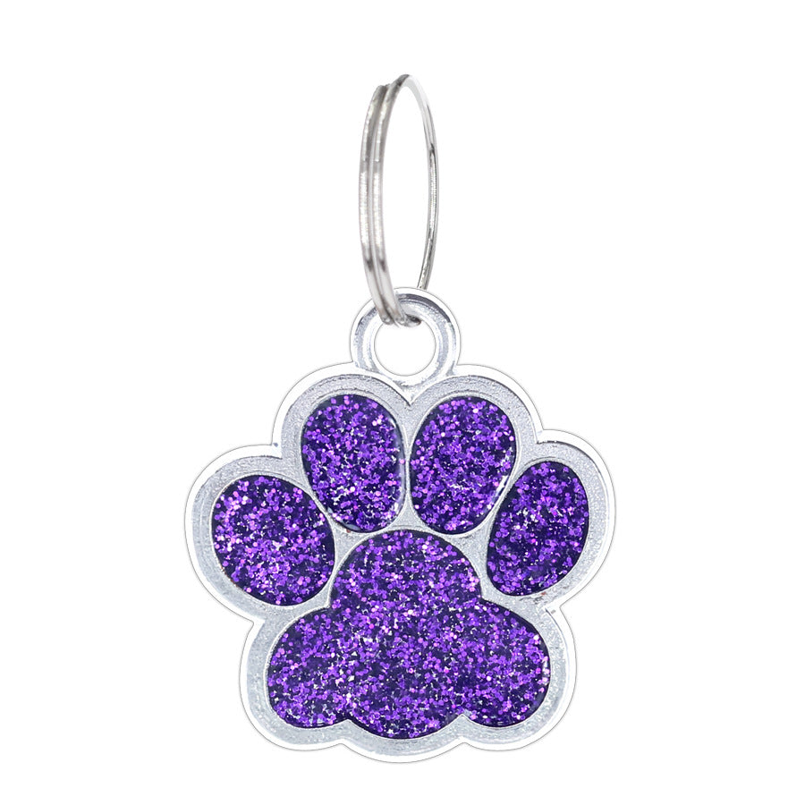 AriDIY Dog Footprint Pet Pendant-A32（Rainbow）