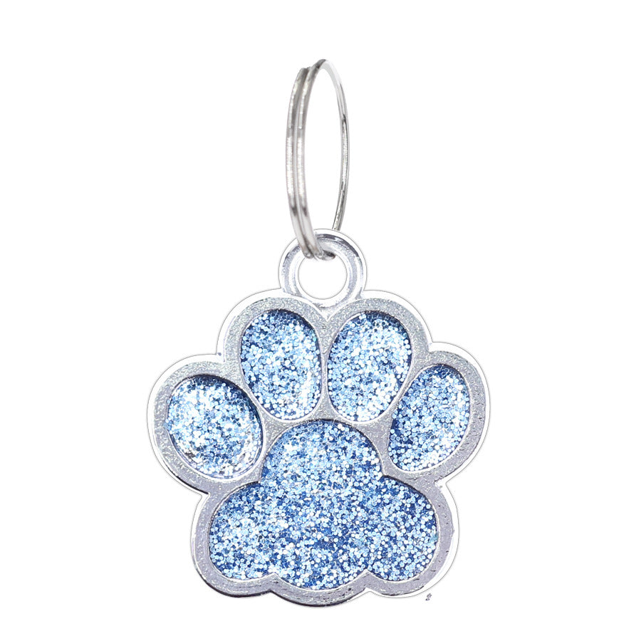 AriDIY Dog Footprint Pet Pendant-A32（Rainbow）