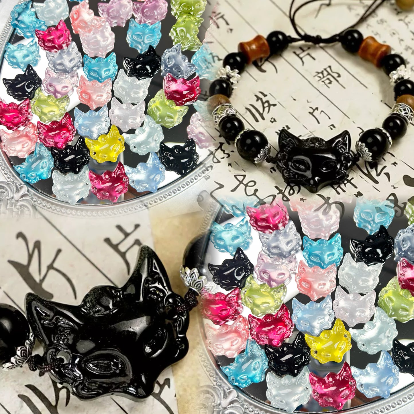 AriDIY -Fox Glass Pendant