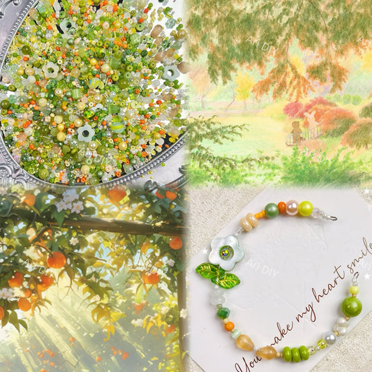 Ari DIY Turning Leaves-Early Fall Muse（Top Level Seed Beads Color Combination- pack with box）