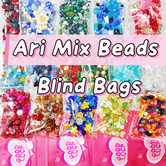 AriDIY  Ari Mix Beads (20grams per bag, 2mm to 10mm)  -- A58🔥Charm Game🔥
