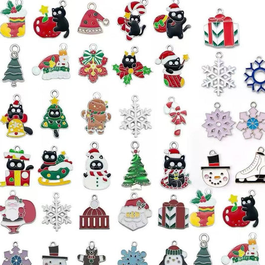Xmas Pendants in Silver