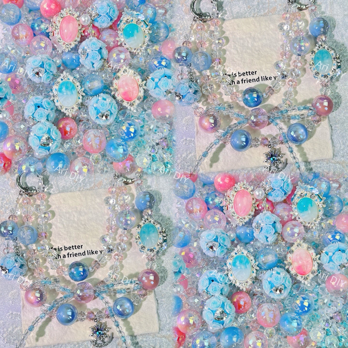 Ari DIY  Cotton Candy for Phone Chain/ Pen