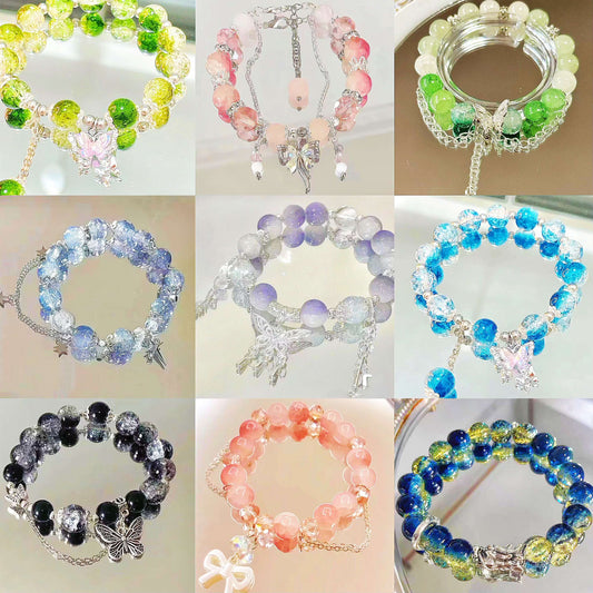 AriDIY Fashion Glass Bracelets- A1(Get All Different Style)(charm game)
