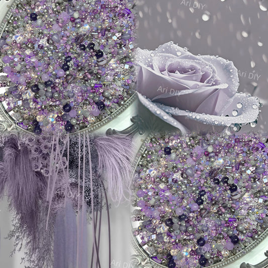 Ari DIYY Lavender Light （odrer 2oz get extral 1oz）/（Top Level Seed Beads Color Combination- pack with box）