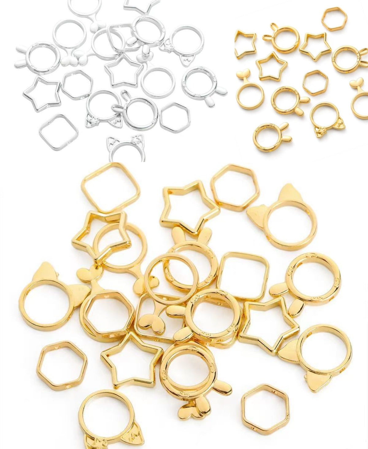 AriDIY Gold and Silver Plating with Alloy Accessories (Shovel in Live)-D1