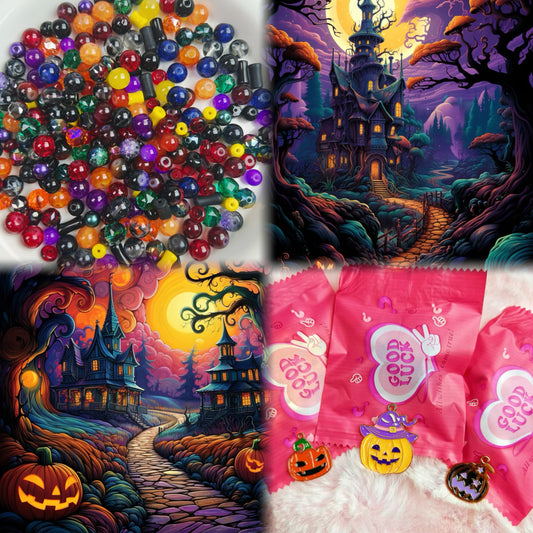 AriDIY Blind Bag-Halloween  Mix Glass Beads  🔥Charm Game🔥-A21
