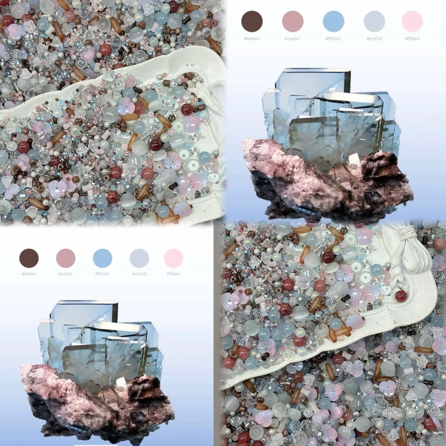 Ari DIY Limited-The Tesseract/Top Level Seed Beads Color Combination- C56