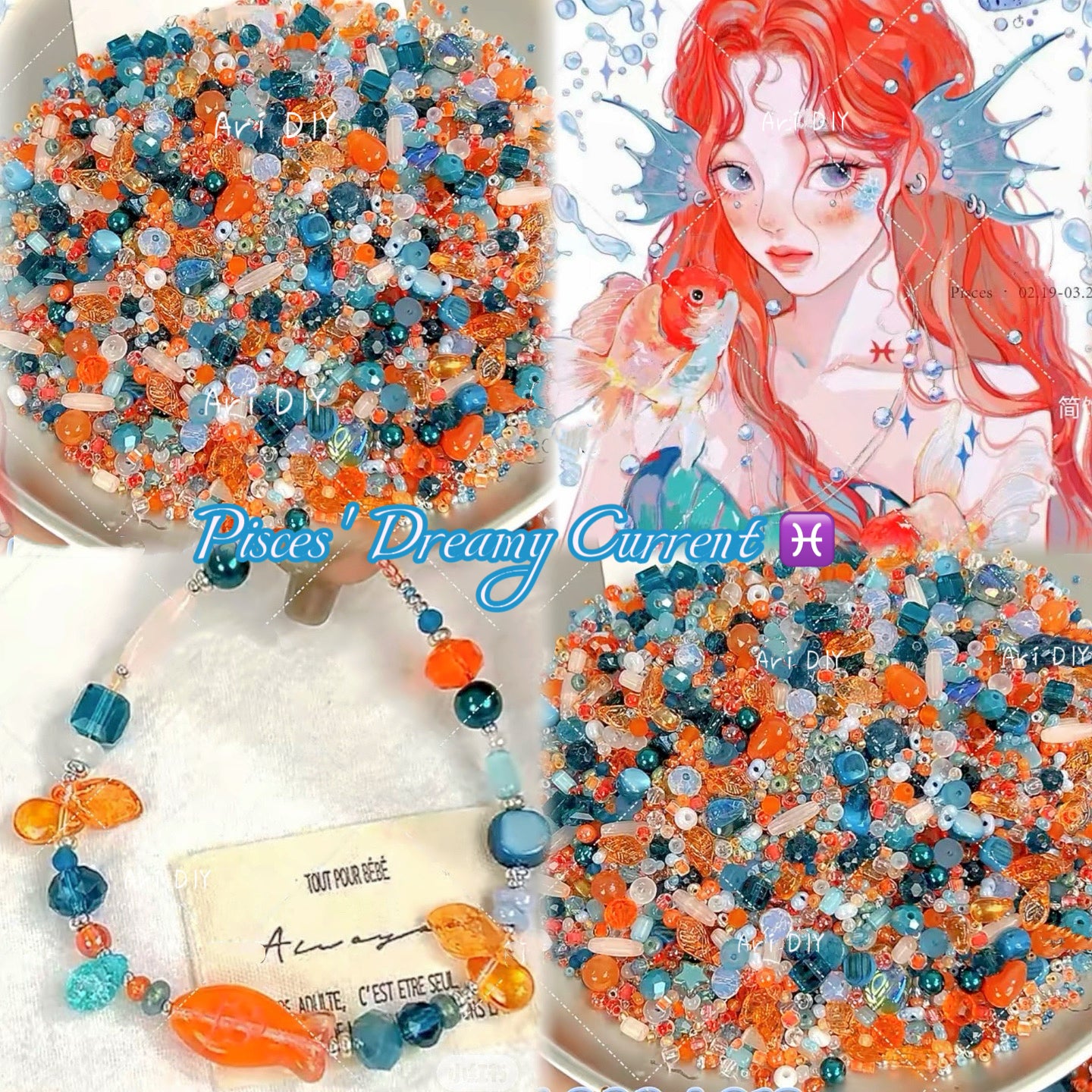 Ari DIY  Limited-The Zodiac Collection/ Top Level Seed Beads Color Combination