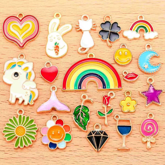 AriDIY Mix Cute Pendent(2pcs/Bag) - A18（Mix packing only)🔥Charm Game🔥