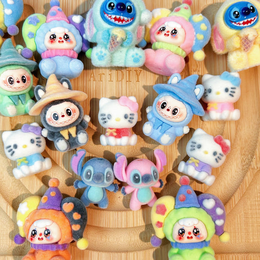 Cartoon Fuzzy Beads--A39 (1 to 3pcs/bag)