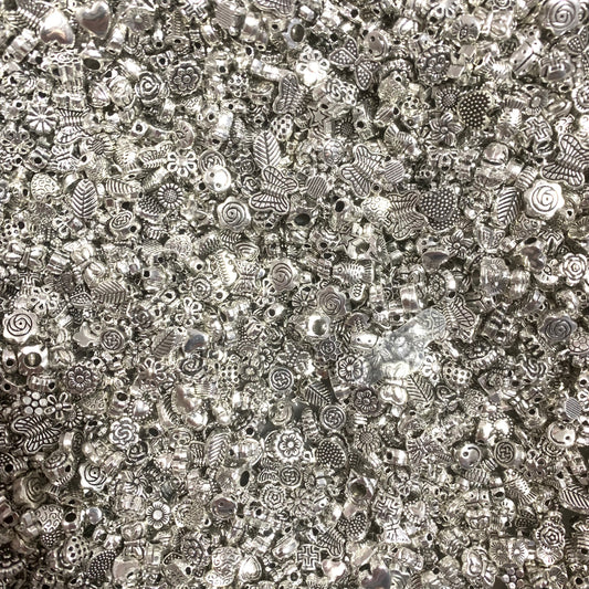 AriDIY Silver Spacer Beads