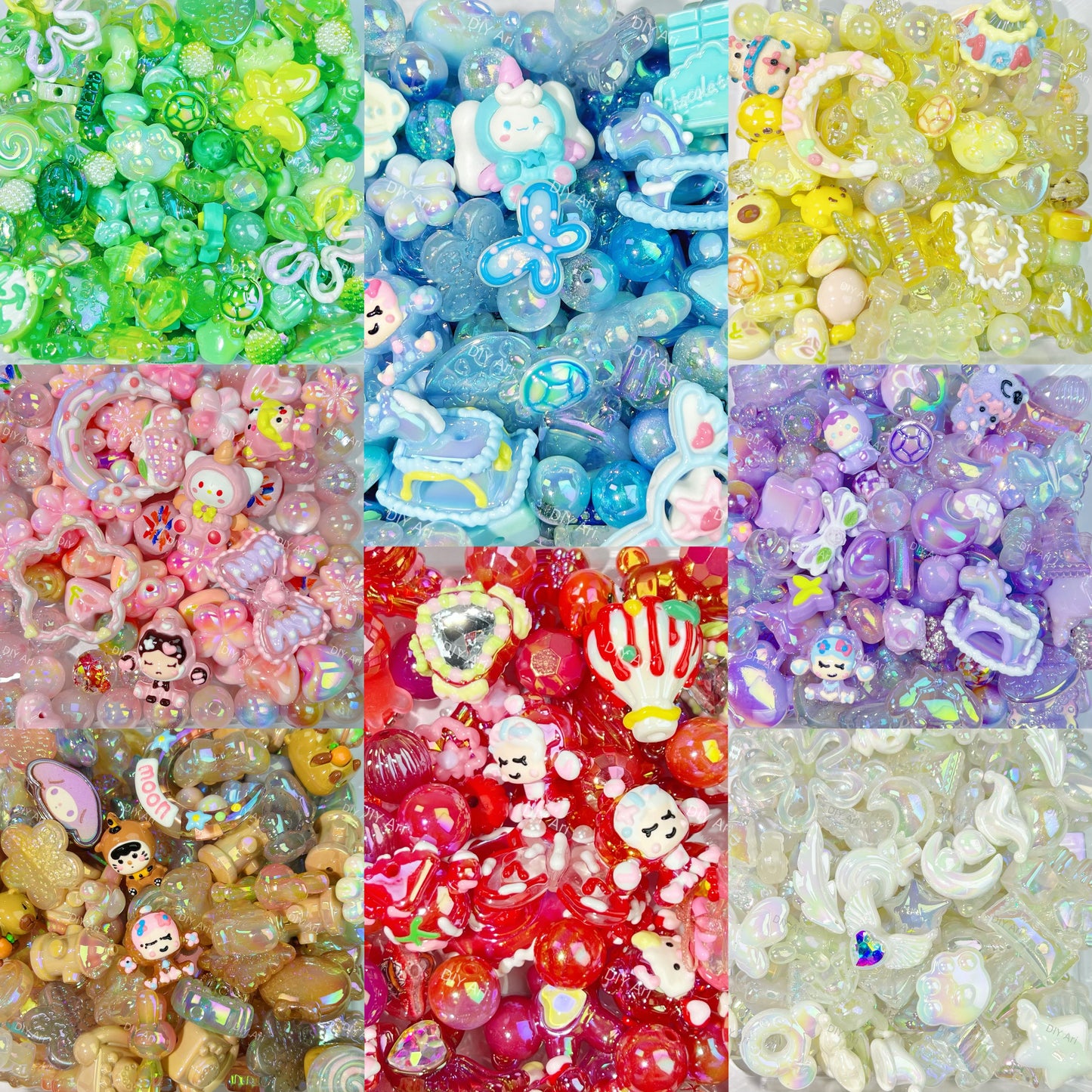 🔥BOGO🔥CLEARENCE🔥Acrylic Beads (Pick by Color)-S25