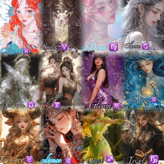 Ari DIY  Limited-The Zodiac Collection/ Top Level Seed Beads Color Combination