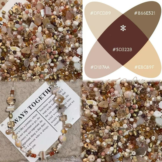 Ari DIY Limited-  Luxuriant Dew of Autumn/ Top Level Seed Beads Color Combination-80