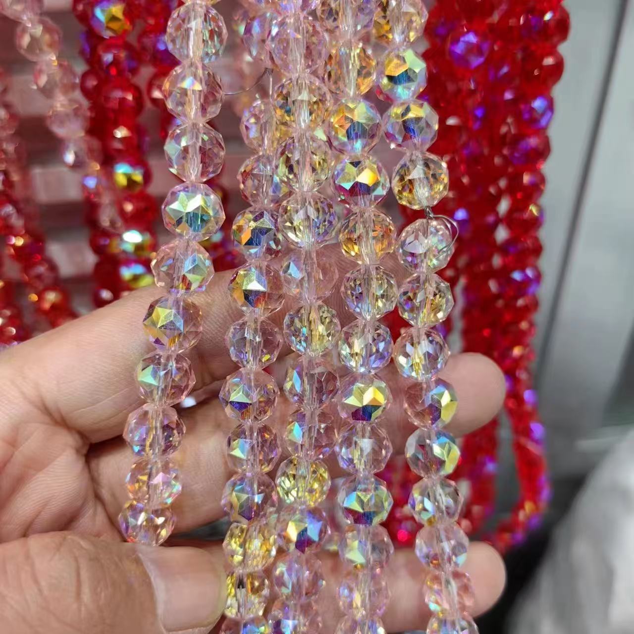 AriDIY Shining Crystal Glass Beads (Mix Hundreds Shapes) -A4🔥Pendant Charm Game🔥