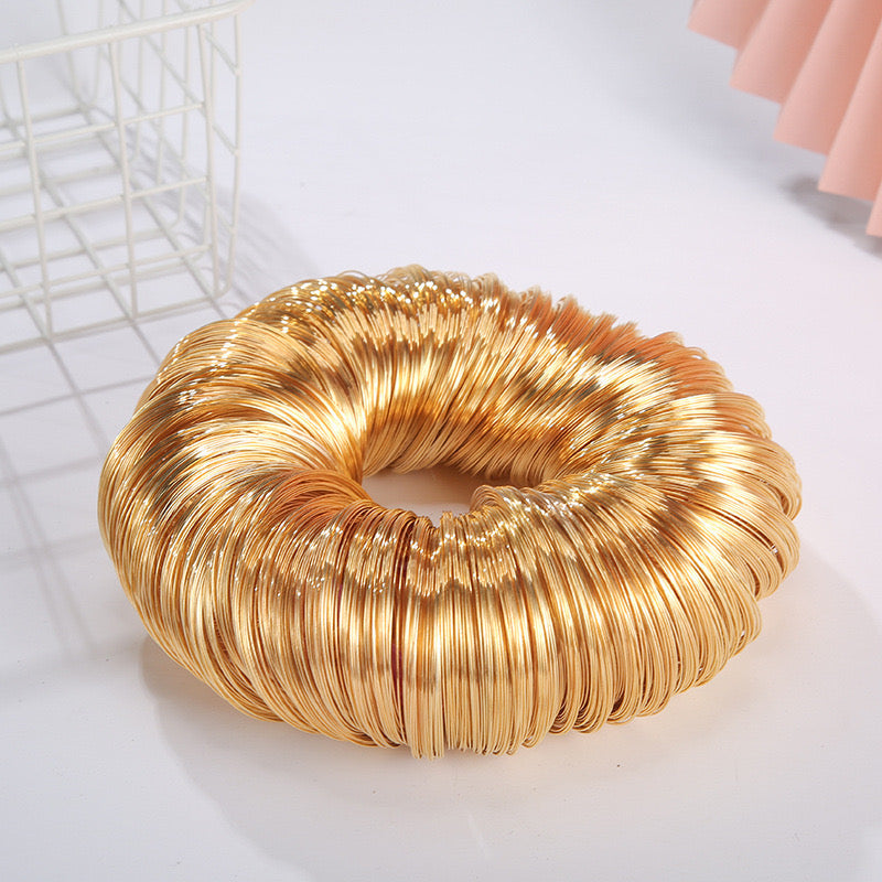 AriDIY Color Keeping Memory Wire  0.6*60mm 100 circle （Pick color in live, 5 colors in total)