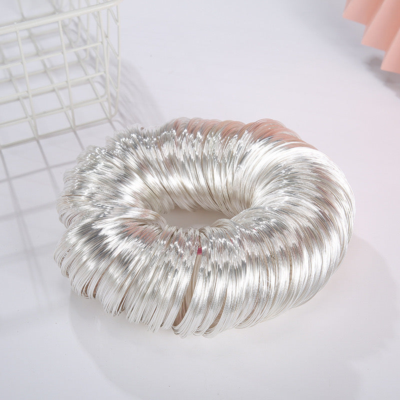 AriDIY Color Keeping Memory Wire  0.6*60mm 100 circle （Pick color in live, 5 colors in total)