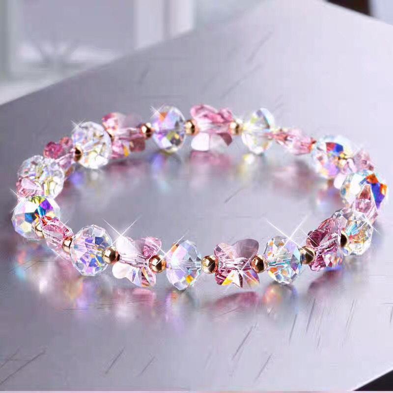AriDIY Luxury Crystal Glass Bracelet - A22(Get All Different Style)🔥Charm Game🔥