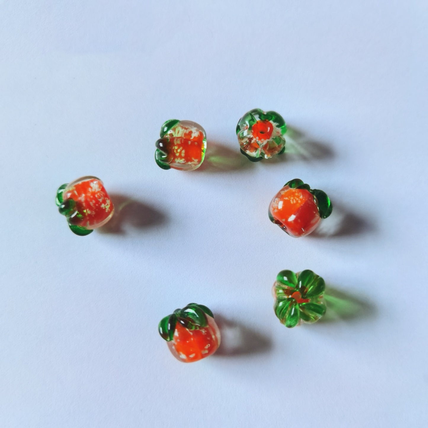 AriDIY Handcrafted Lampwork Art  Glass Beads Mix Styles -R15🌈Rainbow Game🌈