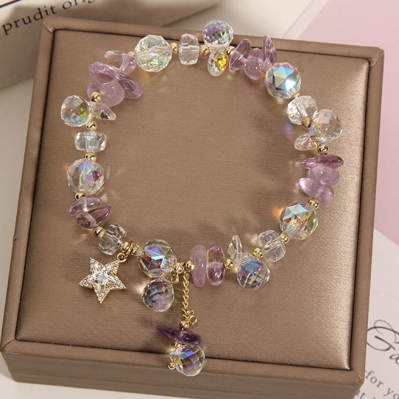 AriDIY Luxury Crystal Glass Bracelet - A22(Get All Different Style)🔥Charm Game🔥