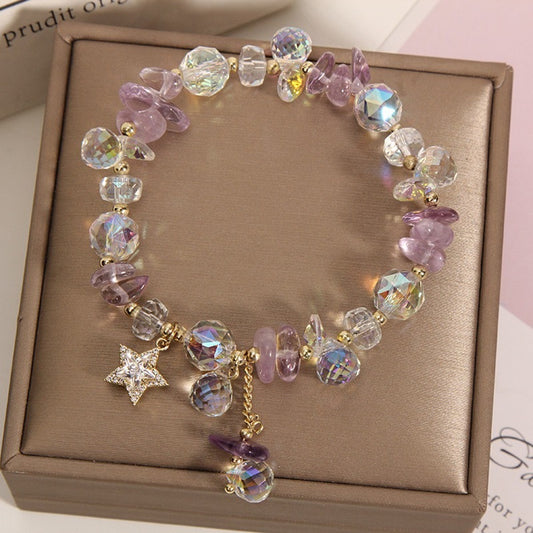 AriDIY Luxury Crystal Glass Bracelet - A22(Get All Different Style)🔥Charm Game🔥