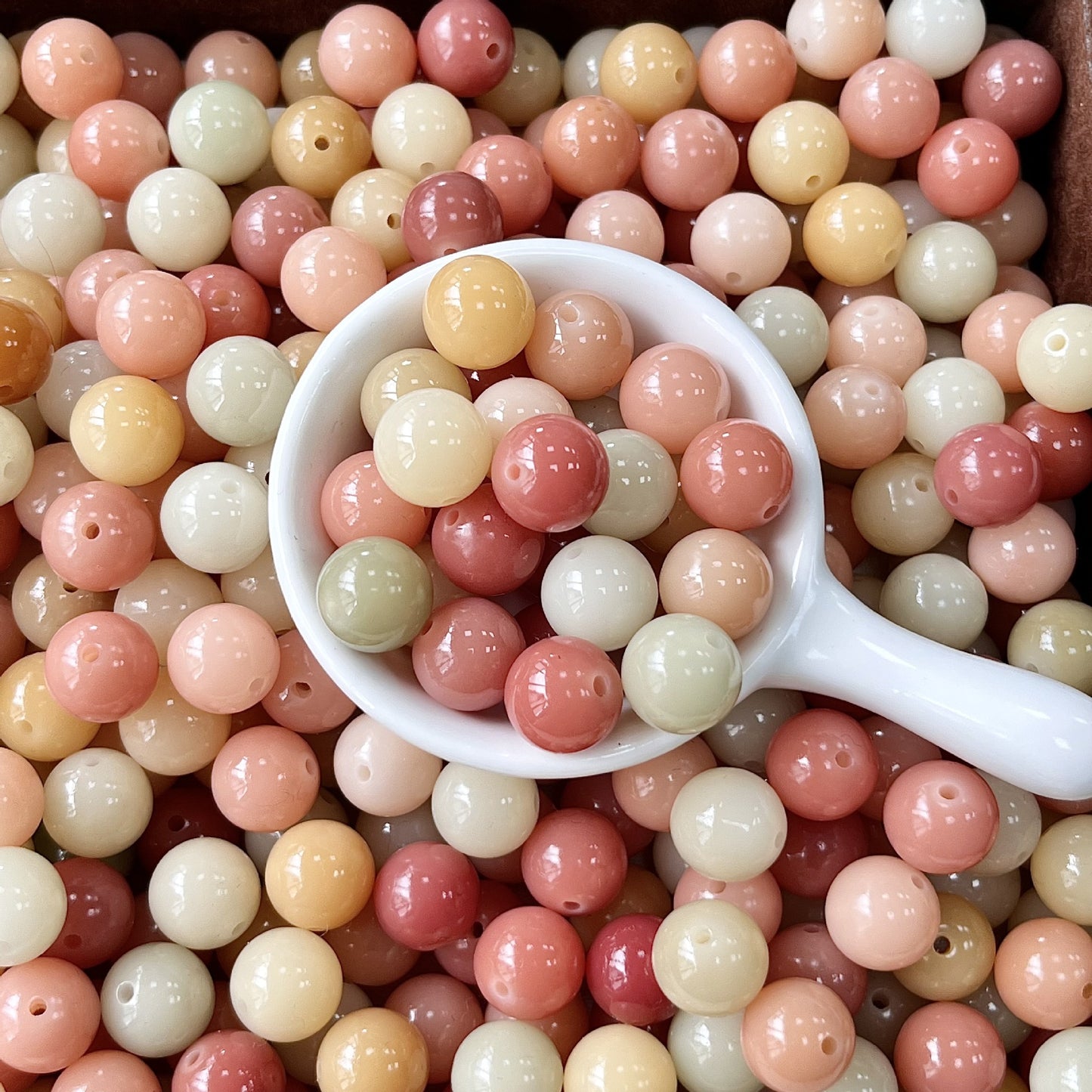 AriDIY 🌈Rainbow Game🌈 Natural Bodhi Beads(8-10pcs/bag) - R19