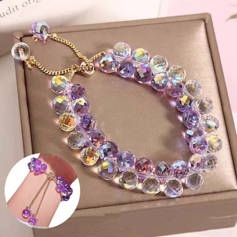 AriDIY Luxury Crystal Glass Bracelet - A22(Get All Different Style)🔥Charm Game🔥