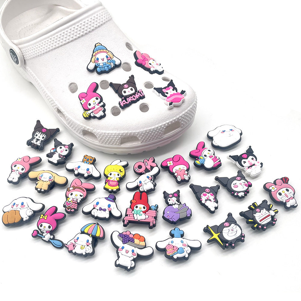 AriDIY Mixed Cartoon Crocs Buckle-A56(4pcs/bag)-Open by yourself not open in live
