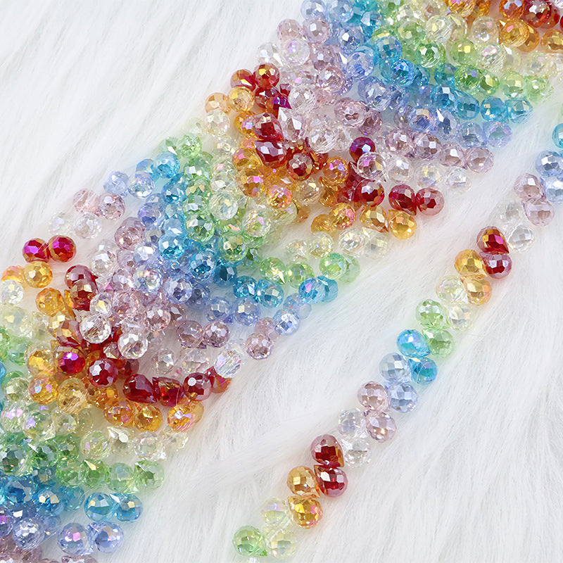 AriDIY Rainbow Shinning Crystal Glass Beads Strand- A12